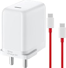 Original One-Plus 65W Warp Charger for TCL 20 R 5G 65W Warp Charger for One-Plus 65 W Charger with C to C Cable Fast Warp Charger with One-Plus 9/9 Pro/ 9R/ 8/ 8T/ NORD -A1H11,RED