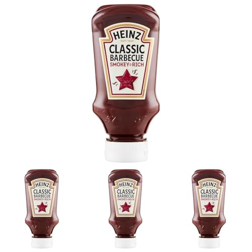 Heinz Salsa Barbecue Top Down - 260 g (Confezione da 4)