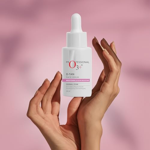 Image of O3+ D-Tan Face Serum with Niacinamide, Glycolic Acid & Mulberry Extract for Tan Removal, Skin Brightening & Glow | Reduces Pigmentation & Dark Spots | 30ml