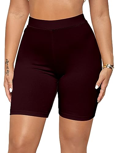 Image of KYDA Women's Anti Bacterial Cycling Shorts, Under Skirt Biker Shorts, High Waist Stretchable Yoga Shorts & Gym Workout Skin Fit Shorties