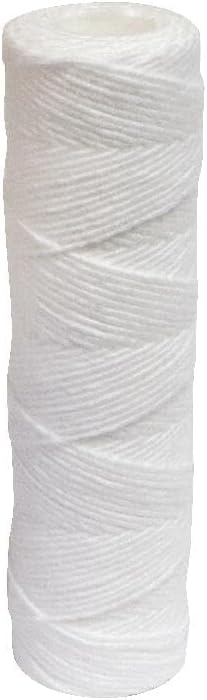 AQUAWATER - Kit of 15 Wound Anti-Sediment Filter Cartridges - Sediment Removal 20µm for Domestic Water - Standard 9''3/4 Ø 60mm - Pack of 15 - Blue image 3