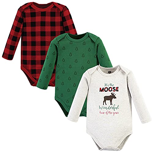 Image of Hudson Baby Unisex Baby Cotton Bodysuits