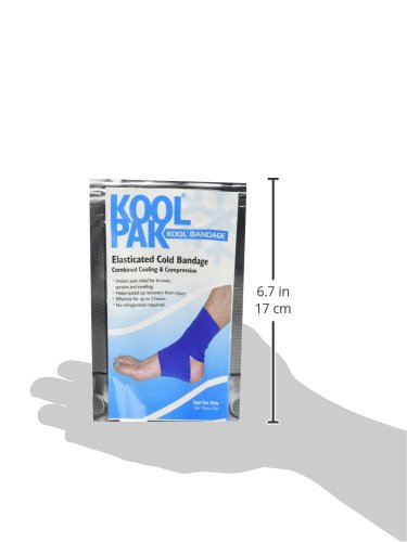 Koolpak Kool Bandage - Elasticated Cold Compression Bandage - 2m x 7.5cm