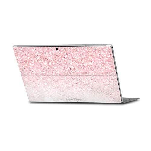Vinyle autocollant Microsoft Surface Pro 4/5/6 peau de protection marbre rose or paillettes