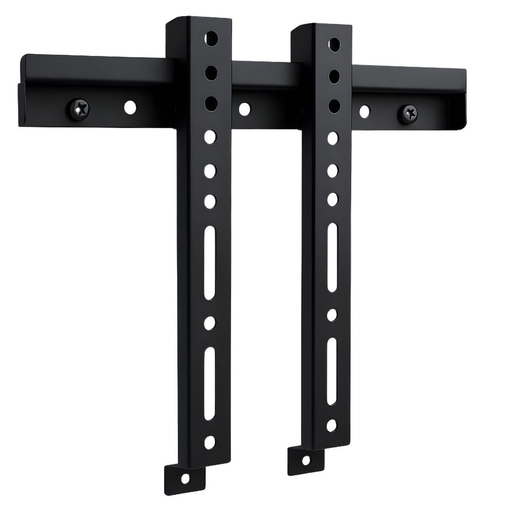 RISSACHI® TV Stand | Wall Mount TV Stand Fixed Bracket for 14–43 Inch LED LCD TVs | Universal VESA Compatible | Metal Build | Slim Design | Space Saving Mount for Home and Office