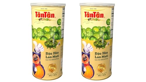 Image of 2 Packs - Salted Green Peas - Dau Hoa Lan Muoi - 7 Oz per Can with 2 Cans per Order