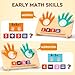 MOTREE Preschool Learning Toys for Toddlers 2-4, Educational Math manipulatives Number Counting Blocks for Kids, Montessori Toys for 3-5 Year Old Boys Girls Birthday Gifts