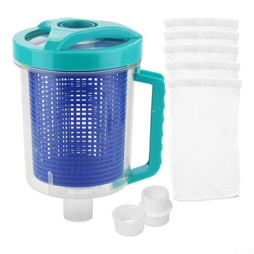 Zoegneer Piège à feuilles de piscine avec poignée et kits de filtre pour piège à feuilles propres W26705 R211084