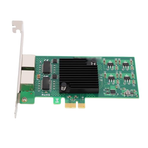Tarjeta de red Gigabit Ethernet PCI Express X1, doble puerto RJ45 con chipset 82574L, adaptador 10/100/1000Mbps para rendimiento estable, compatible con PXE DPDK ISCSI Jumbo Frames para escritorio miniatura 2