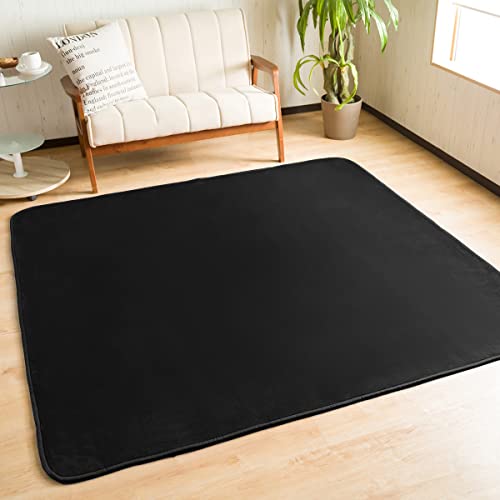 �V�X�e��K ���O�y�h���E�􂦂�z3�w�\�� ���O�}�b�g 185×185cm 2�� �R�ۖh�L �h�_�j ����~�ߕt�� �ӂ���t�����l�� �I�[���V�[�Y�� �z�b�g�J�[�y�b�g�Ή� �O�~ �J�[�y�b�g ��z�����A���f�q�h �u���b�N