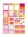 Monthly Planner Stickers Tropical Bliss Sampler Stickers Planner Labels Compatible with Erin Condren Vertical Life Planner