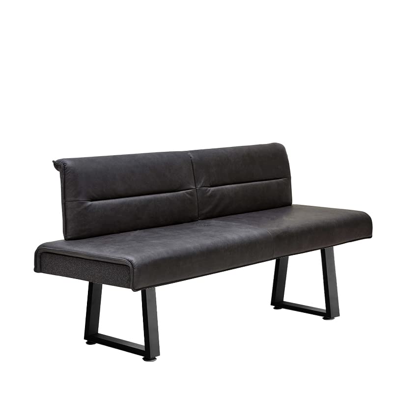 Image of 16 inch Metal Furniture Legs with Adjustable Feet - Desk, Coffee Table, Bench Legs, DIY for Side Table, Nightstand, Chair - U-Shaped 16 inchx11 inch