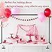 Over The Table Rod Stand with Clamps, 31-95”Length, Metal Table Arch Stand Decorated Arch for Party, Birthday, Wedding, Halloween, Christmas, Black