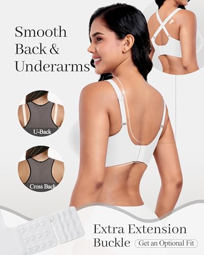 Image of Vinfact Plunge Jelly Bras for Women No Underwire Wireless Lift Full Coverage T Shirt Everyday Sleep Bra
