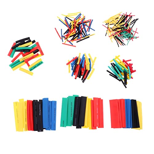 gazechimp 328 Peças Kit De Sortimento De Tubo De Enrolamento De Fio De Tubo De Manga De Tubulação Te