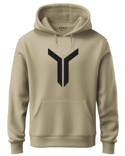 Image of ADRO Mens Graphic Printed Cotton Hoodies