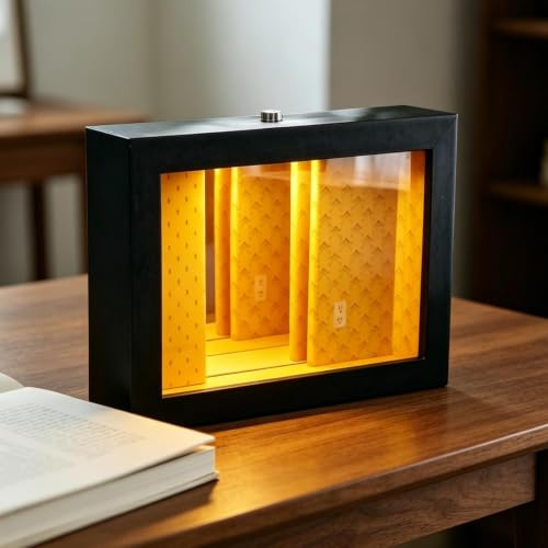 Espejo de abismo 3D con luz led para decorar escritorios modernos 4