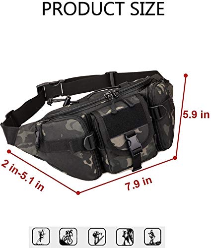 image for Tactical Waist Pack CREATOR Portable Fanny Pack Outdoor Hiking Travel 
