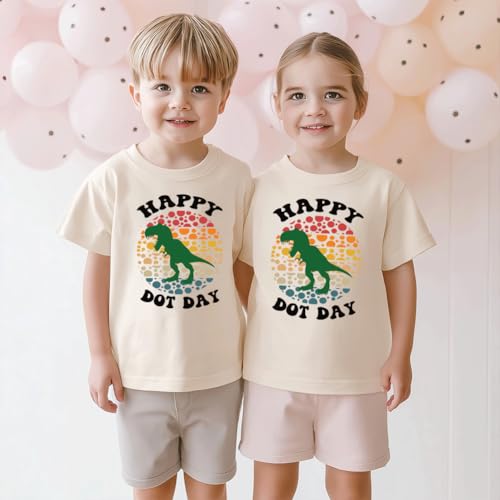 Kids Toddler Little Boys Girls Dot Day T-Shirt Short Sleeve Happy Dot Day Polka Dot T-Shirt Tops2