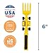 Constructive Eating Plate and Utensils Set - USA-Made Toddler Dinnerware with Divided Plates (Construction)