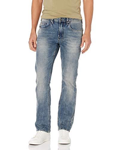 Image of Buffalo David Bitton Men's Six Slim Straight Leg Jean in Kiuri