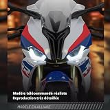 Cubertime moto 1/6 radiocommandée avec son, lumières et spray photo 2