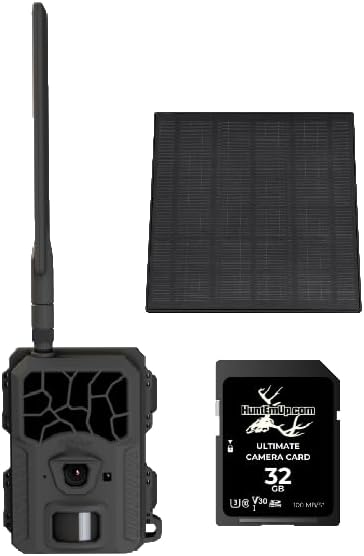WiseEye Mini Cam 2 (MC-2) with WiseEye Solar Panel 32GB Ultimate SD Card Package