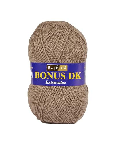 Sirdar Hayfield Bonus DK - Fio duplo para tecelagem, bege (571), 100 g