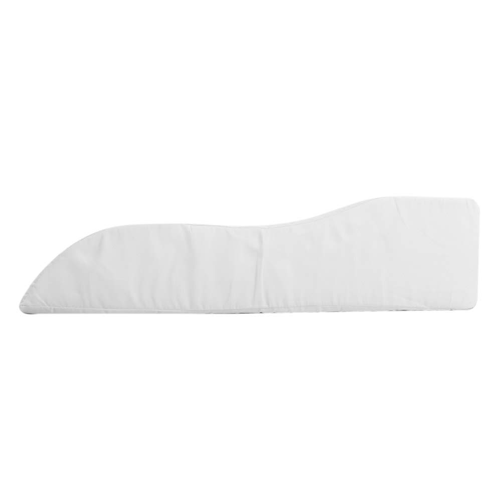 Cojín de espuma suave y cómodo, almohada de apoyo para descanso, alivio Lumbar, elevación de piernas, espalda (Blanco)