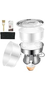 Sidasu Automatic Sieve Shaker Vibrating Machine Screen not included, Automatic Powder Sifter Mach...