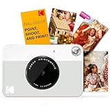 KODAK Printomatic - Cámara de impresión instantánea, imprime en Papel Zink 5 x 7.6 cm con respaldo adhesivo, gris KODAK Printomatic - Cámara de impresión instantánea, imprime en Papel Zink 5 x 7.6 cm con respaldo adhesivo, gris