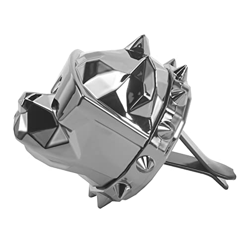 RUIZHU Creativo Ambientador de Aire Bulldog Perfume de AutomóVil DecoracióN de AutomóVil Auto Geur Clip Bulldog Fragancia Perfume Perfume Voiture Difusor de AutomóVil Negro Brillante Cover