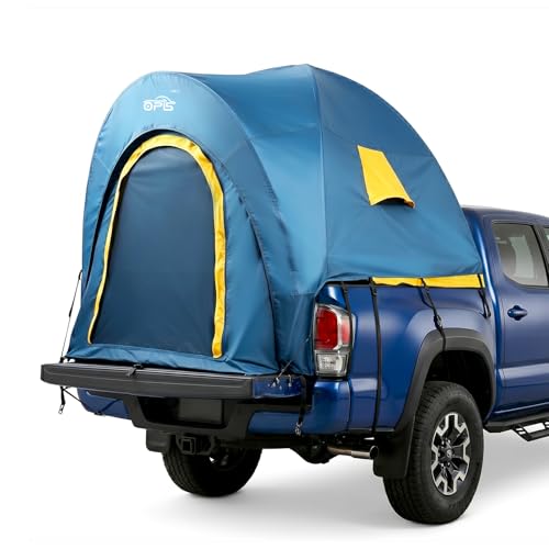 Image of Pickup Truck Tent for Camping 5.5-5.8FT Bed, PU2000mm Waterproof Truck Bed Tent with Rainfly, Comfortable and Roomy Pickup Bed Tent for 2 Person Car Camping