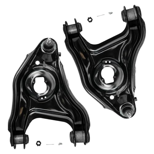 Image of Detroit Axle - 12pc Front Suspension Kit fits 2WD ONLY 2 Lower Control Arms & Ball Joints, 4 Inner & Outer Tie Rod End Links 2 Tie Rod Adjusting Sleeves 2 Sway Bars