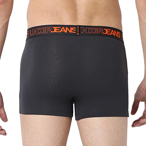 Image of Underjeans Men's Cotton Regular Fit Solid Trunk