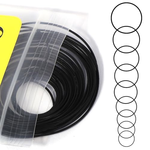 Junta tórica para reloj, 28 piezas de 0,6 mm, de goma impermeable, arandelas de sellado de relojes, herramientas de reparación de relojes para cubierta trasera de relojes