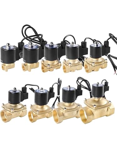 Vanne solénoïde submersible en laiton 24V soupape étanche pour commande de jet d'eau - 2