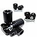 Shogun Honda CBR600RR CBR600 RR 2007 2008 Black Complete No Cut Frame Slider Kit Includes No Cut Frame Sliders Swing Arm Spools and Bar Ends - Fits ABS & NON ABS Models - 755-3319 - MADE IN THE USA