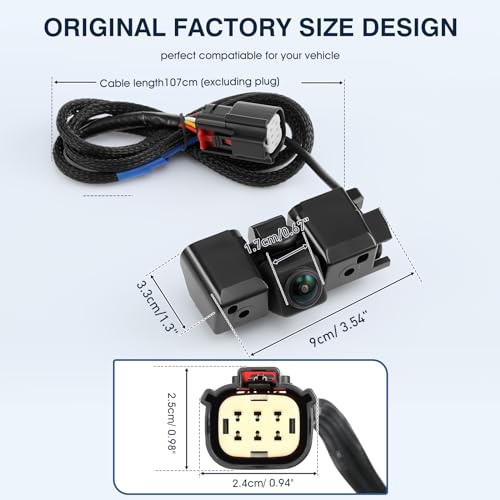 Image of Rear View Backup Reverse Camera Fit for Chevrolet Silverado Cheyenne Fit for GMC Sierra 1500 2500 HD 3500 HD 2014 2015,Safety Parking Back Up Assist Camera OE Number 23306741 22803702