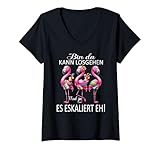 Flamingo Partykostüm für Mädelsabend Partyshirt