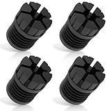 4PCS Upgraded Anti-Vibration Feet for Bambu Lab X1/X1C/P1P/P1S - High-Temp Silicone Shock Absorber, Reduce 92% Vibration & Prevent Sagging