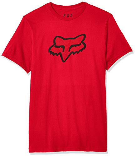 Fox Legacy Head Ss Tee Dark Red