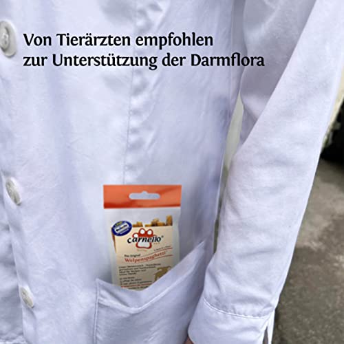 Carnello Hundeleckerli kleine Hunde – Welpenspaghetti – Welpen Leckerlies, Leckereien für Hunde, Hundesnack – Hundeleckerli Getreidefrei - Leckerlibeutel klein (1 x 30g)