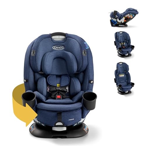 Graco Turn2Me 3-in-1 Rotating Convertible Car Seat, Brighton, Rear-Facing Rotation,
