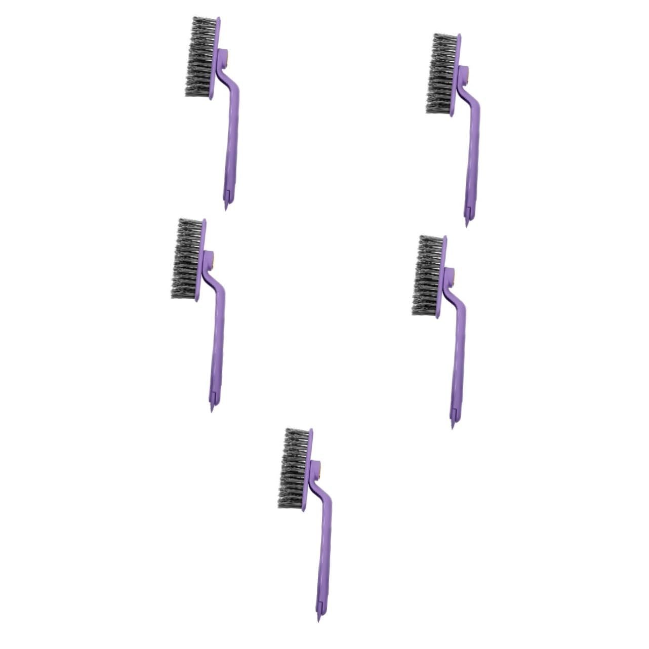 MAGICLULU 10 Piezas Cepillo De Limpieza De Grietas Cepillo Para Limpiar Herramienta De Limpieza Del Hogar Exfoliante Para Limpiar Cepillo De Limpieza Suave Fregar Púrpura Abdominales