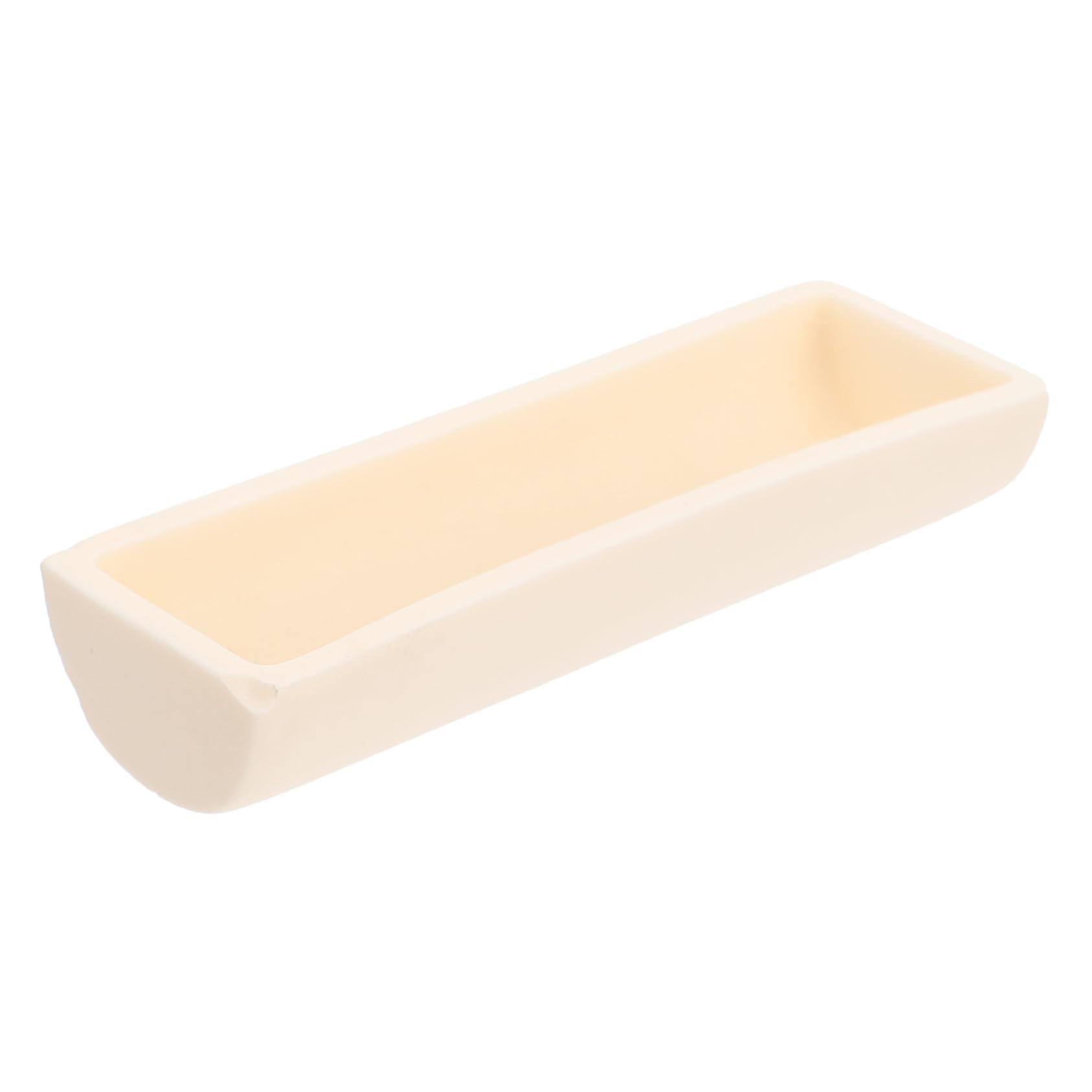 HOMOCONO Experimental Combustion Boat Tube Furnace Lead Labs Burning Boat Log Crucible Melting Cup Slots Experiment Alumina Crucible Labs Alumina Crucible Corundum Ark Aluminum Oxide White
