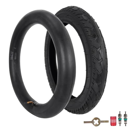 16x2.5 Tire and Inner Tube Set, 16x2.50 Scooter Tire for Ebikes Kids Bikes, 65-305 Tires Fit for Scooter BMX Bicycles Electric Bikes