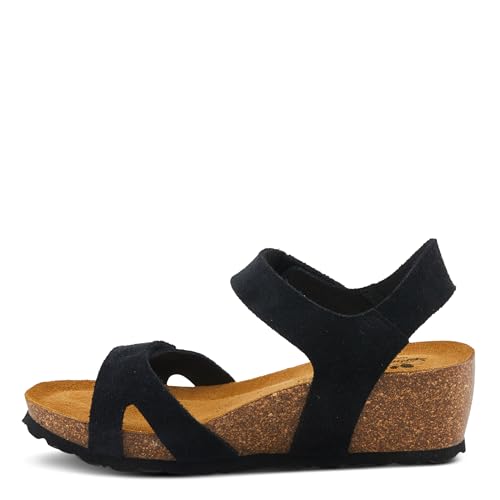 Spring Step BABYBELL Women's Wedge Sandals - Dual Hook and Loop Adjustability, Footbed Molds for Maximum Support3