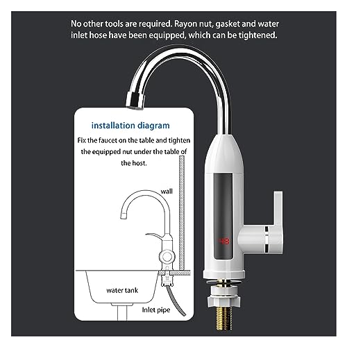 Robinet mitigeur cuisine chauffage instantané affichage LED - 6