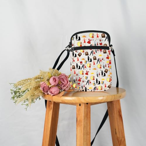 VAMSII Musical Theatre Lover Merchandise Orphans Fans Crossbody Bag Musical Theatre Lover Movies Fans Gift Theatre Gift3